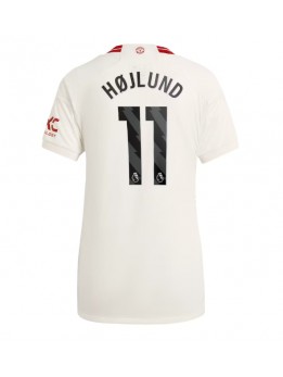 Manchester United Rasmus Hojlund #11 Ausweichtrikot für Frauen 2023-24 Kurzarm